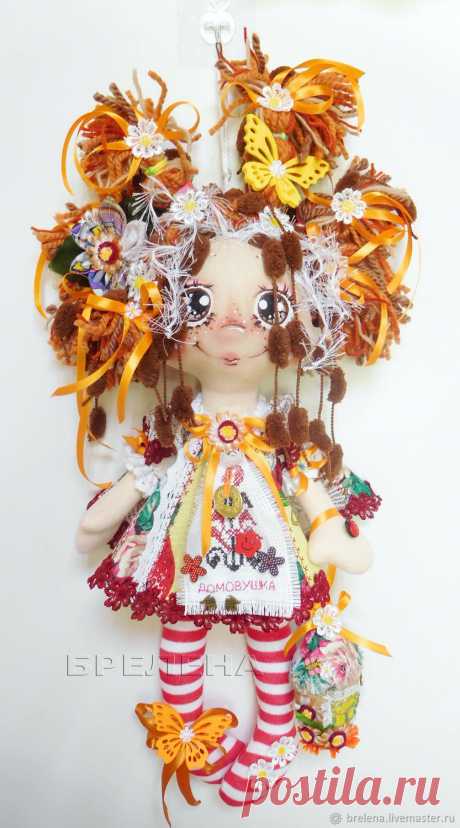 Домовушка Хозяюшка , авторская текстильная интерьерная кукла – купить на Ярмарке Мастеров – SUHF0RU | Интерьерная кукла, Месягутово