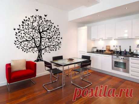 🦋 Декор стен на кухне, идеи в современном стиле, классике и провансе