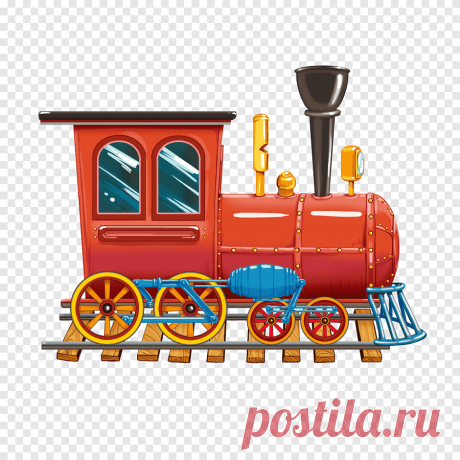 Иллюстрация красного поезда, Компьютерный файл Train Toy Locomotive, Игрушечный поезд, ребенок, младенец png | PNG Яйцо