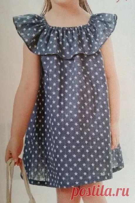 Воздушное платье для девочки. Выкройка от 1 года до 14 лет (Шитье и крой) — Журнал Вдохновение Рукодельницы
