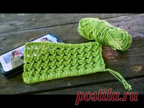 Узор для палантина крючком 🐛 Crochet tippet pattern