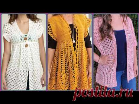 Beautiful Crochet Summer Tops _ Knitted Tops For Women's