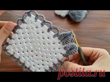 MUY HERMOSO😍Super easy How to crochet a coaster supla. Çok Kolay Tığ İşi Supla Bardak Altlığı motif.