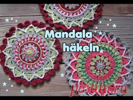 MANDALA häkeln, Häkelanleitung von Carolines Welt