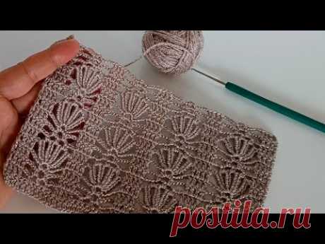 very beautiful in lace look! Crochet scarf, shawl, blouse patterns
