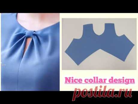 🌟Beautiful, elegant and charming collar design |collar sewing tutorial |le fashion