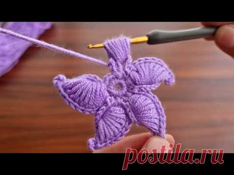 Super Easy Crochet Knitting Motif - Çok Kolay Tığ İşi Şahane Motif Örgü Modeli.. #knittinglife #easy #knitting #easycrochet #crochet