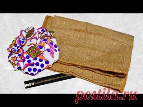 DIY Jute Sewing Bag Tutorial | Crafting a Stylish Jute Bag