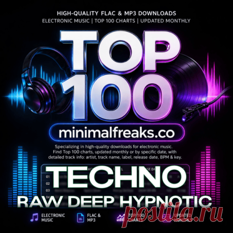 Techno (Raw Deep Hypnotic) Top 100 April 2026 FLAC/MP3 » MinimalFreaks.co