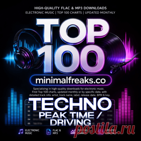 Techno (Peak Time / Driving) Top 100 June 2026 FLAC/MP3 » MinimalFreaks.co