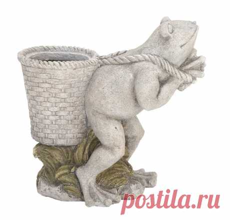 Cole & Grey Frog Polystone Statue Planter & Reviews | Wayfair