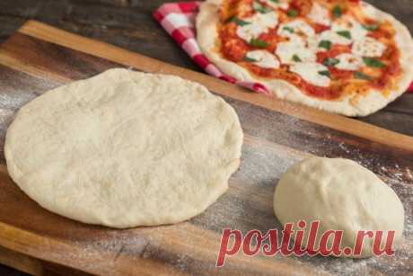 "Секреты итальянцев": рецепт идеального теста для пиццы за 10 минут Рецепт итальянского теста для пиццы.
