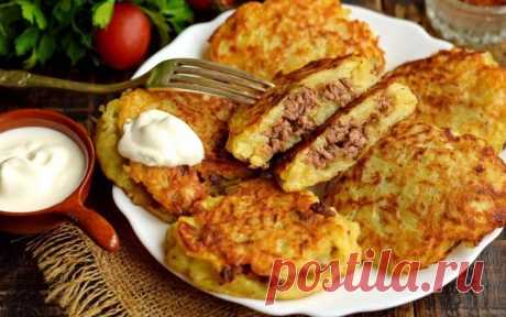 Белорусские колдуны - очень вкусное блюдо из картошки и фарша Рецепт белорусских колдунов с начинкой