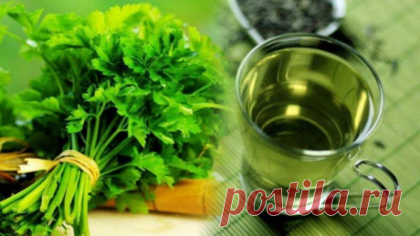 Петрушка при отечности ног