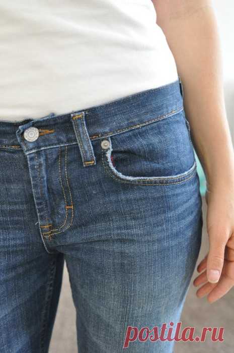 Как увеличить размер джинсов (Diy) Модная одежда и дизайн интерьера своими руками