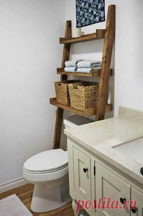 Хранение в туалете: 20 ярких примеров стильной организации пространства | Мой дом