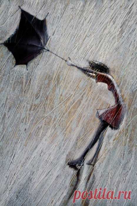 Соберу на память шум дождя...~ Картины дождя от Игоря Мудрова