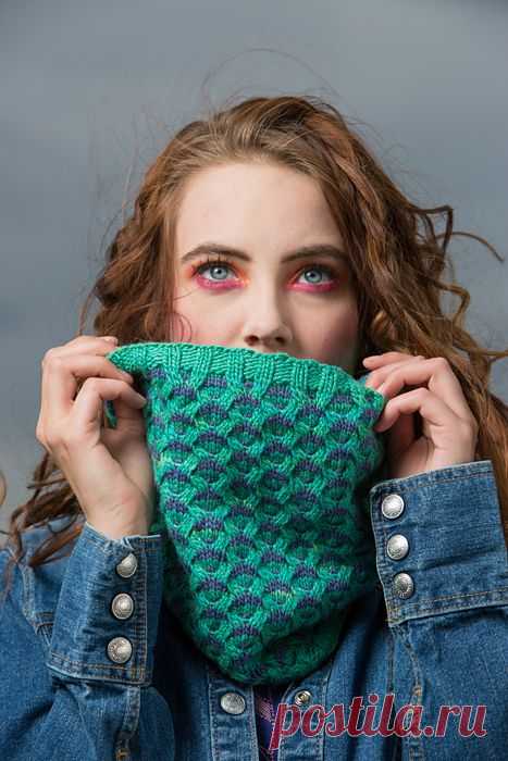 Снуд спицами Ravenna Cowl, Knitscene зима 2014