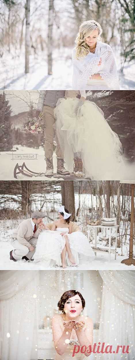 Зимние тренды в образе невесты 2014 - WeddyWood