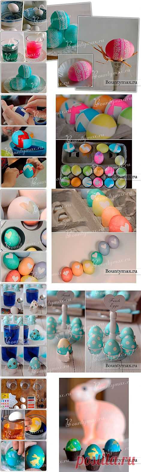 Яйца на пасху: кружева, наклейки и даже обычная изолента помогут вам сделать красивые яйца к пасхе