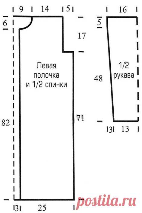 Кардиган английской резинкой спицами