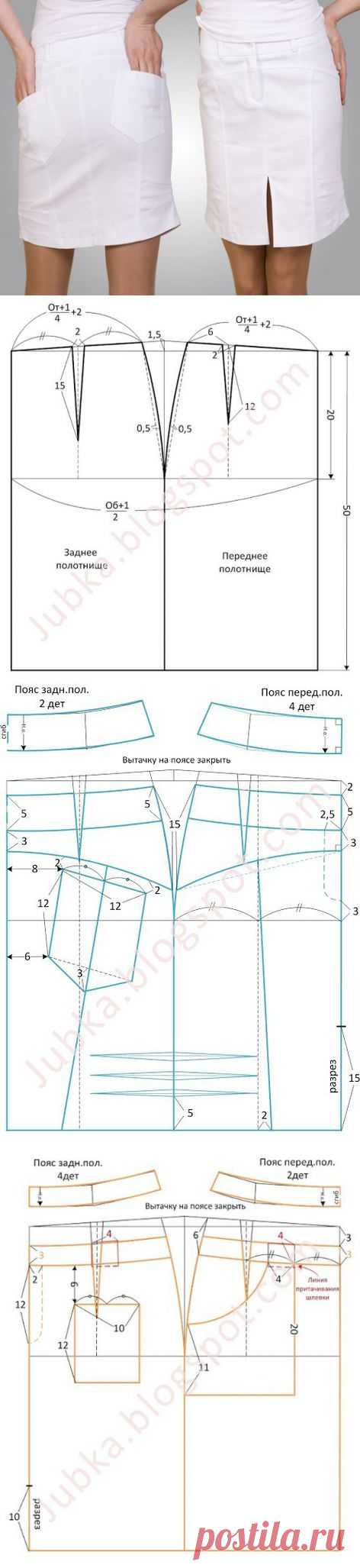 2 юбки по одной выкройке - Авторские уроки шитья... моделирование, крой, технология - Страна Мам
