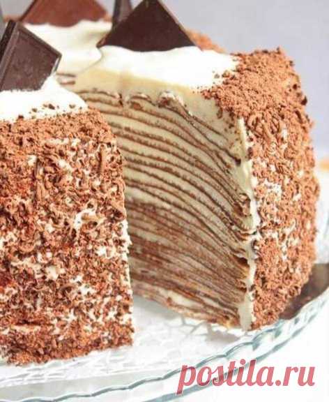 Блинный торт - вкуснятина! | Четыре вкуса