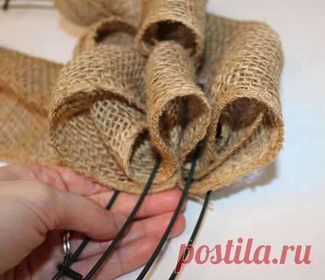 Great tutorial. The easiest burlap wreath tutorial I've found.