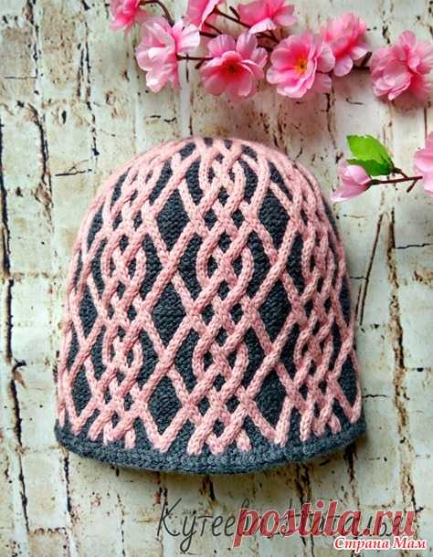 Три розовые шапки, мини-шарф и снуд - Вязание - Страна Мам