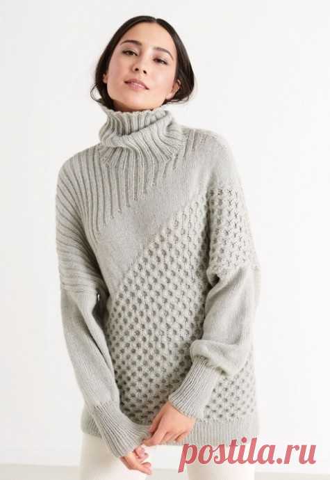 Стильный удлиненный пуловер для женщин