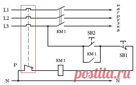 Схема подключения магнитного пускателя на 220 и 380 в