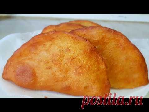 Чебуреки постные с картошкой, цыганка готовит. Gipsy cuisine.