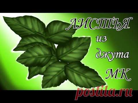 Листья из джута