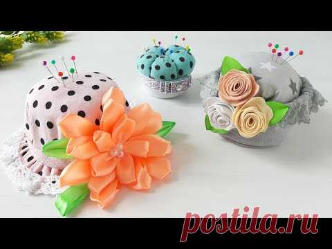 3 Вида ИГОЛЬНИЦ своими руками! DIY Как сделать Игольницу