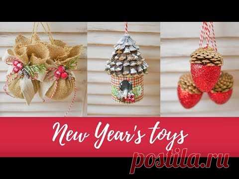 НОВОГОДНИЕ игрушки своими руками // DIY TSVORIC