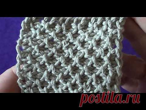 Тунисское вязание – Узор Путанка