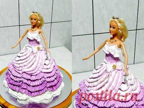 КАК СДЕЛАТЬ ТОРТ БАРБИ  от СЛАДКАЯ КРАСОТА, How to make barbie doll cake