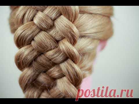 Коса девичья краса | Легкое плетение косы из 5-ти прядей (онлайн урок)