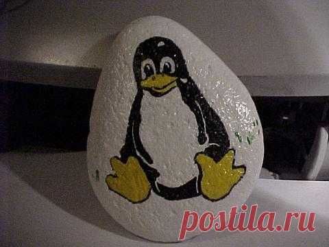 rockpaintingii: View Photo: My Penguin Rock