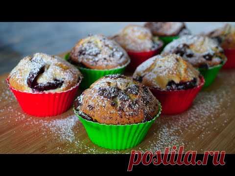 Пышные КЕКСЫ на МОЛОКЕ за 5 мин. | Vanilla Muffins | Кулинарим с Таней