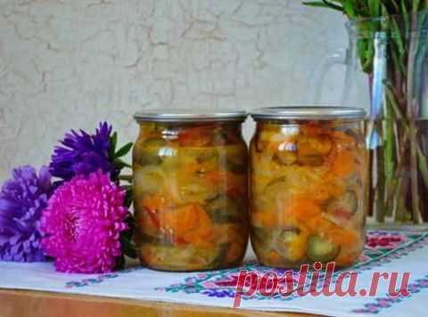 "Московский" овощной салат на зиму | Домашняя кулинария