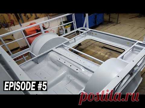 CUSTOM PICKUP ИЖ 2715 #БЕЛЯШ EPISODE #5 подгонка боковых панелей и задних арок кузова