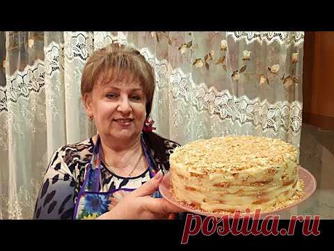 Торт Наполеон без выпечки, за 15 минут. Пошаговый рецепт.Napoleon cake without baking in 15 minutes.