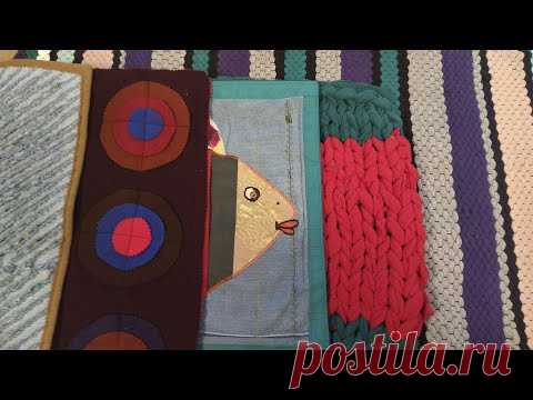5 супер идей ковриков ручной работы из лоскутов и ненужных вещей