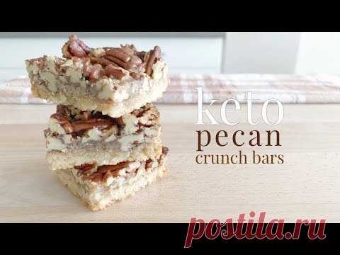 Keto Pecan Crunch Bars