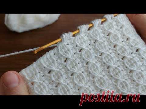 Super Easy Tunisian Knitting Model Çok Kolay Çok Gösterişli Tunus İşi Örgü Modeli Yapımı 🤍