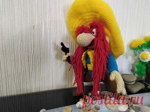 Йоземит Сэм из "Луни тюнз", ч.4. Yosemite Sam from Looney Tunes, р.4. Amigurumi. Crochet.