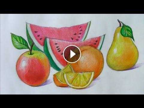 Как научится рисовать фрукты How to draw Fruit | Art School Как научиться рисовать фрукты! Апельсин,яблоко, груша, лимон, арбуз - вот такой микс в этом видео уроке! ► Подписаться на новые видео: ===============...