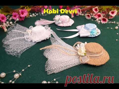 DIY,Making Hat With Plastic Bottles Cap,Wedding Favors,Pet Şişe Kapaklarından Şapka Yapımı,Hediyelik