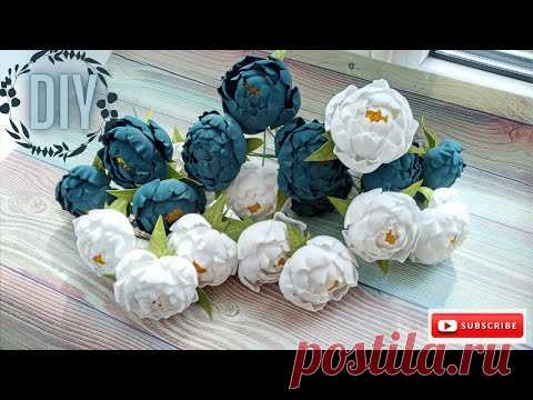 Пион для декора. Очень просто. Без молда и шаблона.Peony for decoration.. Without mold and template